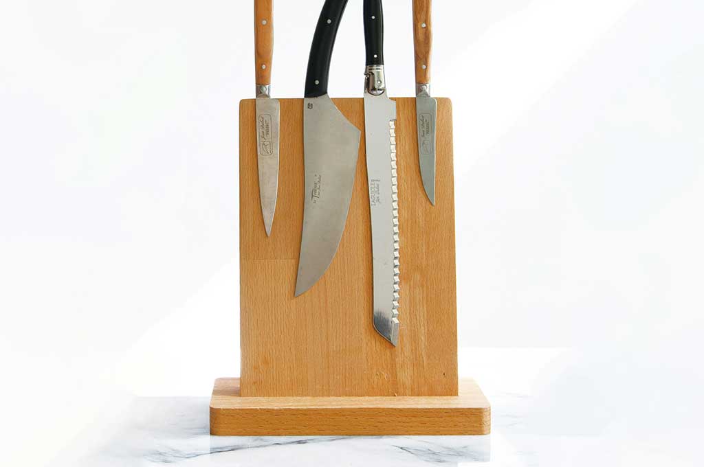 Jean Dubost Magnetic wood knife block　ジャンデュボ マグネティック ウッドナイフブロック